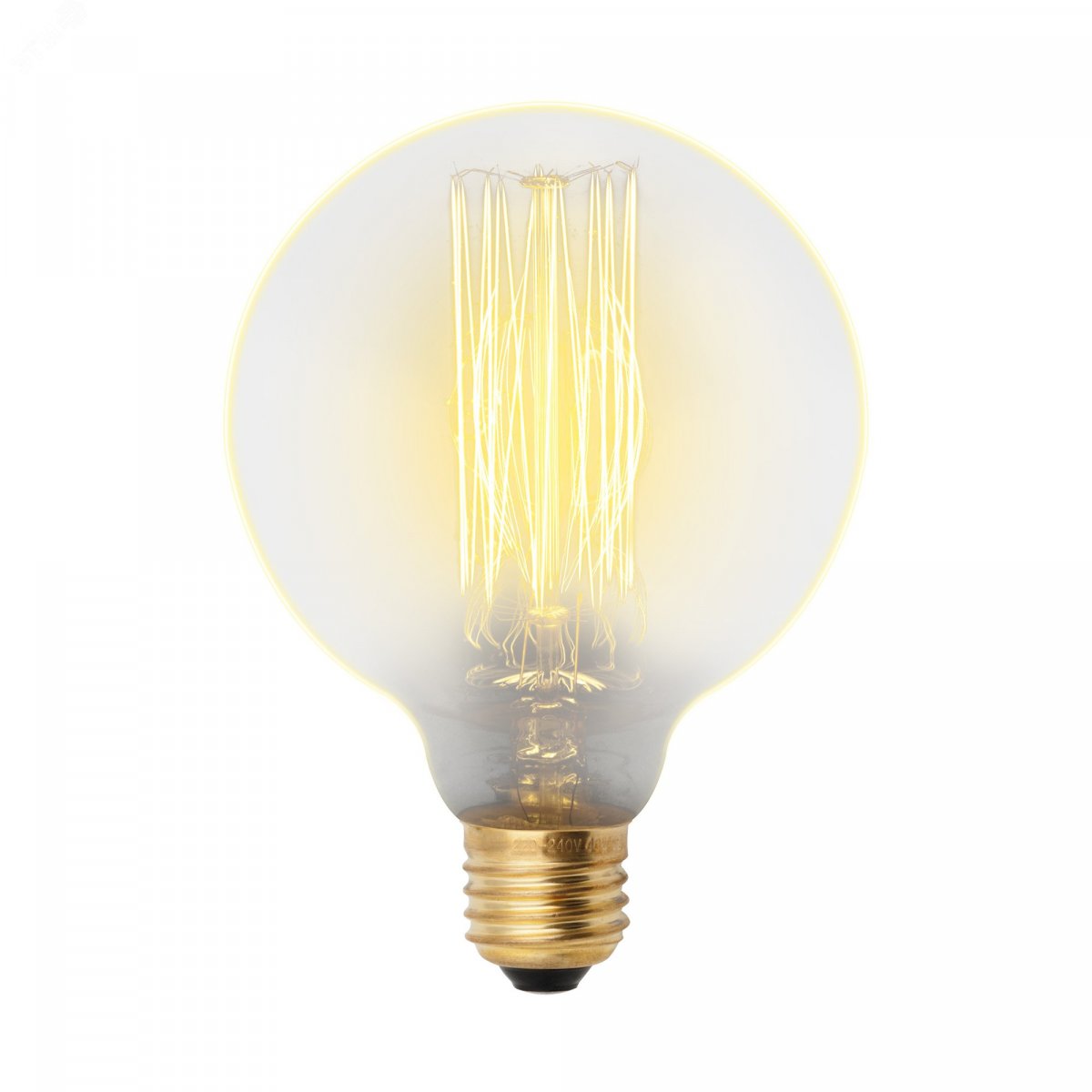 Лампа накаливания декоративная ДШ 60 вт 300 Лм E27 Vintage IL-V-G80-60/GOLDEN/E27 VW01 Uniel