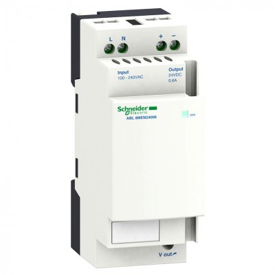 Блок питания ABL8 100/240В AC 120/250В DC 24В DC 0.6А 1ф
