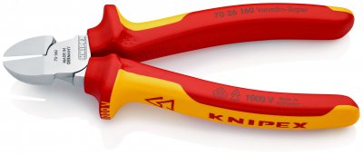 Бокорезы VDE 1000V режущие кромки с маленькой фаской резка - мягкая проволока 4мм проволока средней
