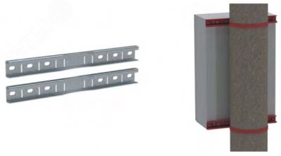 CE/RAM box Комплект крепления шкафов к столбу (ширина 600 мм) (R5FB600)