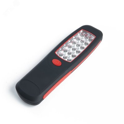 Фонарь светодиодный рабочий на батарейках 3хАА 2w IP44 пластик (TH2403)
