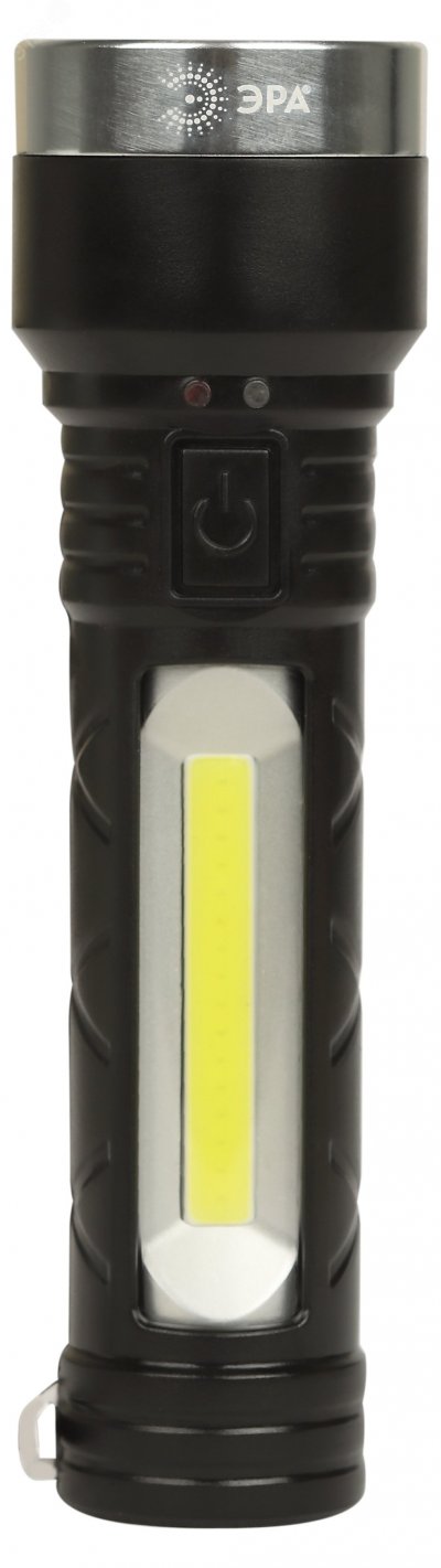 Фонарь светодиодный UA-501 универсальный, аккумуляторный, COB+LED, 5 Вт, резина ЭРА