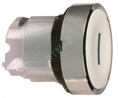 Головка для кнопки 22мм белая ZB4BA131