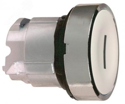Головка для кнопки 22мм белая ZB4BA131