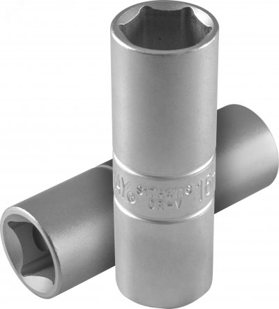 Головка торцевая свечная 1/2''DR, 16 мм