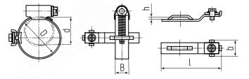 Хомут заземления УХЗ (25-40)/W2 (Fortisflex) (78513)