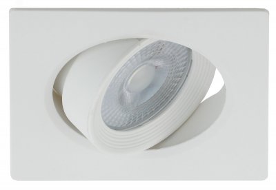 KL LED 21A-5 3K WH Точечные светильники ЭРА светодиодный квадратный поворотн. LED SMD 5W 3000K, белы