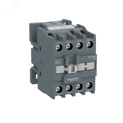 Контактор E 1НО 38А 400В AC3 380В 50Гц (LC1E3810Q5)