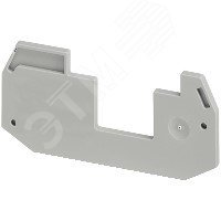 Крышка защитная конечная 2 уровня 4 точки для винтового клеммника NYTRV24D