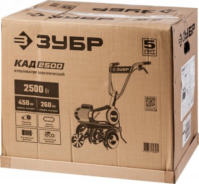 Культиватор электрический, 2500 Вт