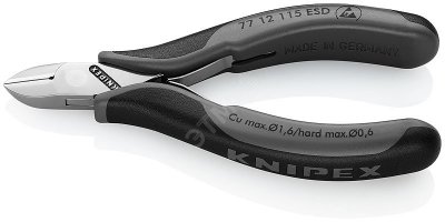 Кусачки боковые для электроники антистатические 115 ммKN-7712115ESD
