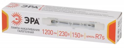 Лампа галогенная J78-150W-R7s-230V (галоген J78 150Вт нейтр R7s) (10/500/18000)