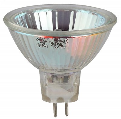 Лампа накаливания галогенная GU5.3-MR16-50W-12V-CL (галоген, софит, 50Вт, нейтр, GU5.3) (10/200/6000