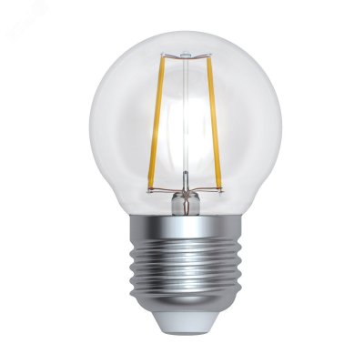 Лампа светодиодная диммируемая Форма шар LED-G45-9W/3000K/E27/CL/DIM GLA01TR  прозрачная Серия Air Т
