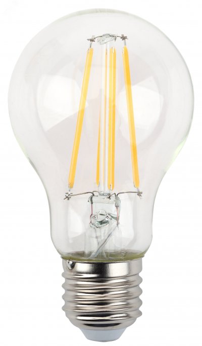 Лампа светодиодная F-LED A60-15W-840-E27  (филамент, груша, 15Вт, тепл, Е27) (10/100/1500) ЭРА (Б004