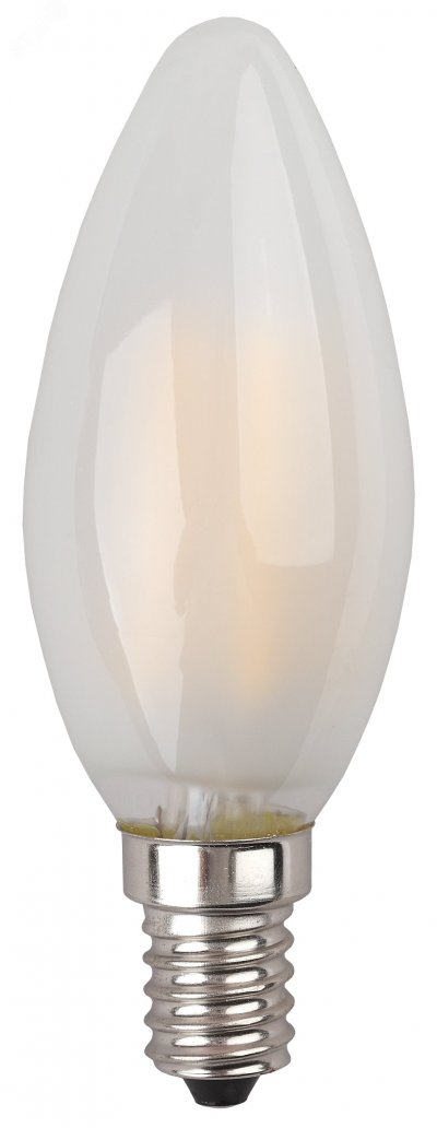Лампа светодиодная F-LED B35-9w-827-E14 frost  (филамент, свеча мат, 9Вт, тепл, E14) (10/100/5000) Э