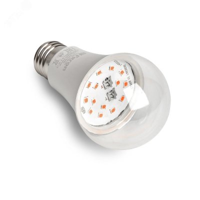 Лампа светодиодная LED 15вт Е27 для растений и рассады