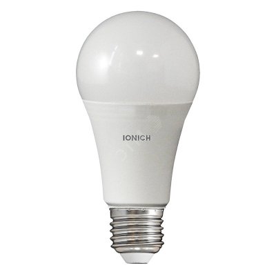 Лампа светодиодная LED 18w 4000К, E27, 1500Лм, A60 IONICH