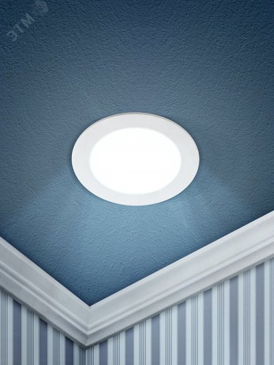 LED 1-12-6K Точечные светильники ЭРА светодиодный круглый LED 12W 220V 6500K (Б0019833)