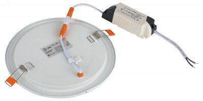 LED 1-12-6K Точечные светильники ЭРА светодиодный круглый LED 12W 220V 6500K (Б0019833)