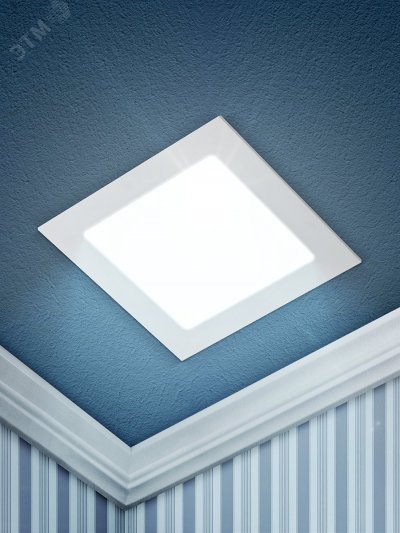 LED 2-24-6K Точечные светильники ЭРА светодиодный квадратный LED 24W 220V 6500K (Б0019840)