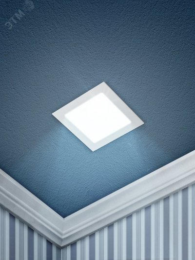 LED 2-9-6K Точечные светильники ЭРА светодиодный квадратный LED 9W 220V 6500K (Б0019837)