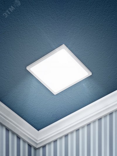 LED 6-18-4K Точечные светильники ЭРА светодиодный квадратный NEW 18W 4000K d170 (Б0028274)