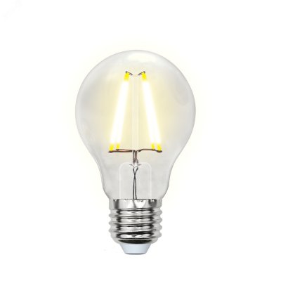 LED-A60-8W/NW/E27/CL GLA01TR Лампа светодиодная. Форма ''A'', прозрачная. Серия Air. Белый свет (400