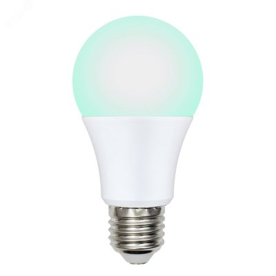 LED-A60-9W/SCBG/E27/FR/DIM IP65 PLO65WH Лампа светодиодная диммируемая для бройлеров. Спектр синий и