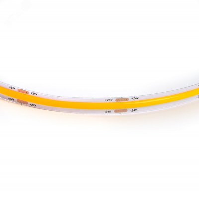 Лента светодиодная LEDх480/м COB 5м 12w/m 24в 5000К