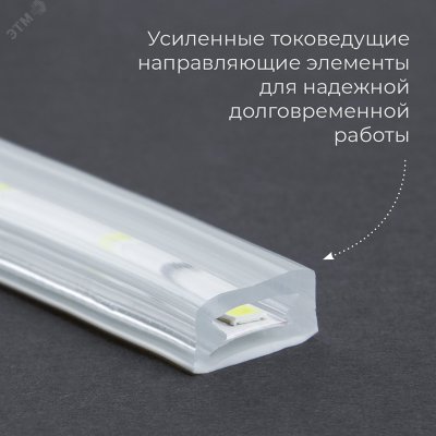 Лента светодиодная LEDх60/м 1м 4.4w/m 220в.IP65 синий