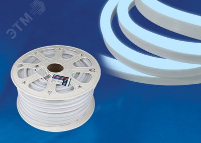 Лента светодиодная ULS-N21-2835-120LED/m-8mm-IP67-220V-8W/m-50M-DW бобина