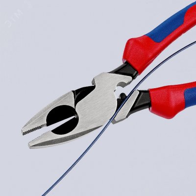 Linemans Pliers плоскогубцы электромонтёра с приспособлением для протяжки кабеля и обжимаKN-0912240T