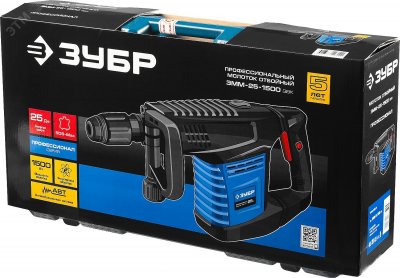 Молоток отбойный, Профессионал, SDS-Max, 25 Дж, 11 кг, 900-1800 уд/мин, 1500 Вт, кейс