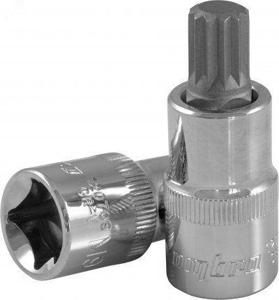 Насадка торцевая 1/2''DR с вставкой-битой SPLINE, M14