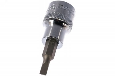 Насадка торцевая 3/8''DR с вставкой-битой шлицевой, SL5