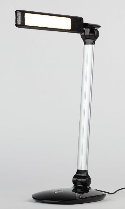 NLED-456-10W-BK-S Светильники настольные ЭРА NLED-456-10W-BK-S черный с серебром наст.светильник (Б0