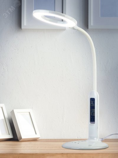 NLED-476-10W-W Светильники настольные ЭРА NLED-476-10W-W белый наст.светильник (Б0038591)