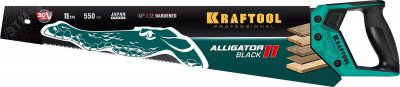 Ножовка для точного реза ''Alligator BLACK 11'', 550 мм, 11 TPI 3D зуб