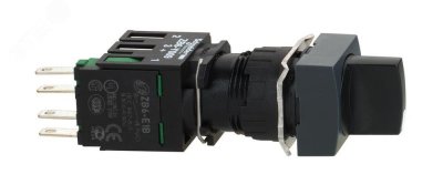 Переключатель 16мм квадратный 2 позицииXB6CD221B