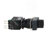 Переключатель 16мм квадратный 2 позицииXB6CD221B