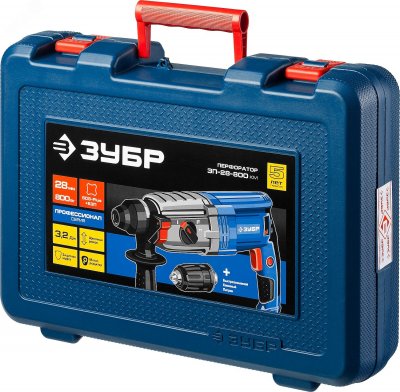 Перфоратор SDS Plus 800 Вт, 28 мм, + БЗП, серия Профессионал