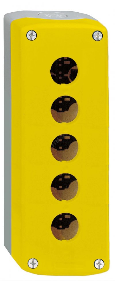 Пост кнопочный желтый 5 кнопок