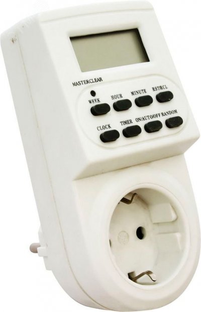 Розетка с таймером (недельная) электронная IP20 16А 3500W ТМ22
