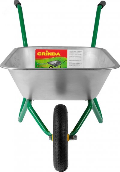 Садовая одноколесная тачка GB-1 80 л 100 кг