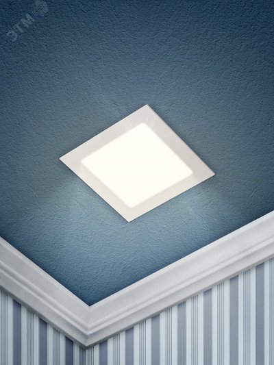 Светильник LED 2-12-4K/1 Светильник светодиодный квадратный LED 12W 220V 4000K LED 2-12-4K/1  ЭРА (Б