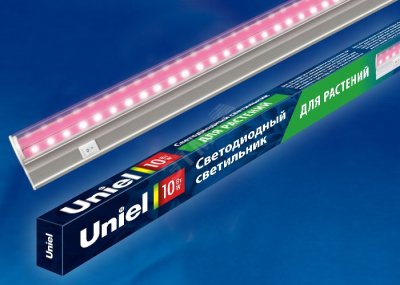 Светильник светодиодный для растений ULI-P20-10W/SPSB IP40 WHITE спектр для рассады 550мм выкл на ко
