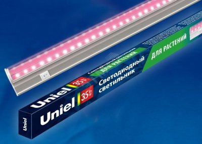 Светильник светодиодный для растений ULI-P21-35W/SPSB IP40 WHITE спектр для рассады 1150мм выкл. на