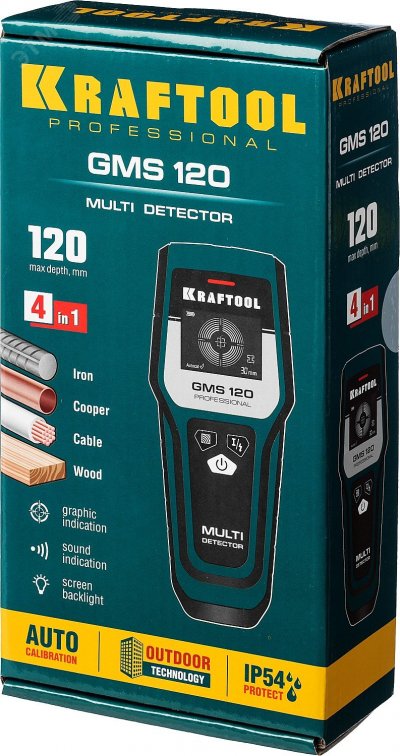 Универсальный детектор GMS 120 ЖК дисплей