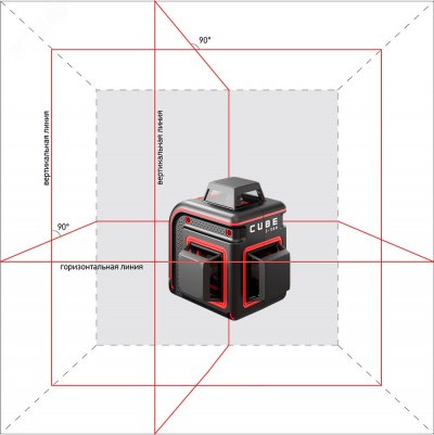Уровень лазерный CUBE 3-360 Basic Edition